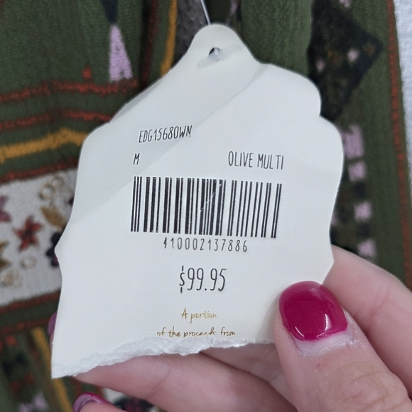 New Altar'd State‎ Floral Boho Maxi Medium - Picture 4 of 8